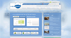 Desktop Screenshot of airparif.fr